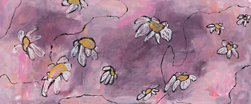 Flores - triptych van Marisol Evora, Schilderij te koop op Singulart