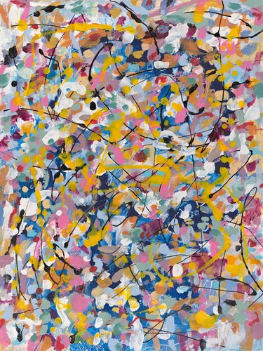 Dream I - Pollock Style van Marisol Evora, Schilderij te koop op Singulart