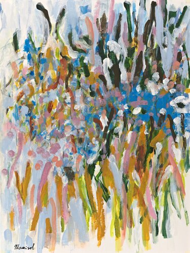 Straw Symphony - Joan Mitchell style di Marisol Evora, Pittura in vendita su Singulart