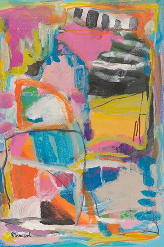 DAY ON THE BEACH van Marisol Evora, Schilderij te koop op Singulart