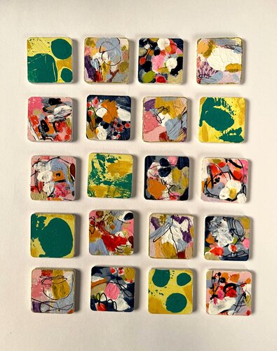 MINIATURE ART " SECRET MESSAGES" - 20 pieces by Marisol Evora, 회화 for Sale on Singulart