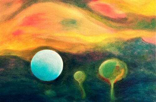 DU BIST NICHT ALLEIN by Marcos Vieira, Painting for Sale on Singulart