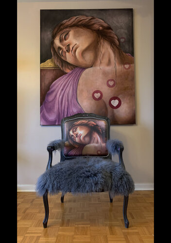 Miss you dad by Randa Hijazi, Painting for Sale on Singulart