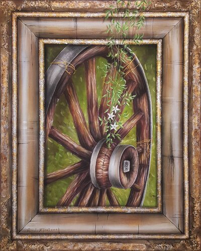 Wheel di Randa Hijazi, Pittura in vendita su Singulart