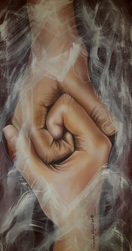 Together forever van Randa Hijazi, Schilderij te koop op Singulart