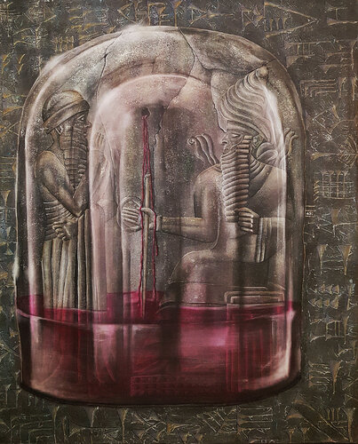 Hammurabi von Randa Hijazi, Malerei kaufen auf Singulart