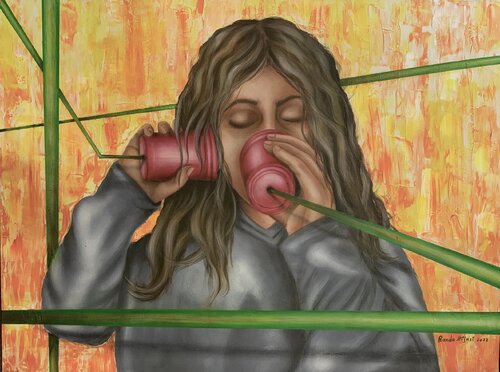 I love my world (Autism) di Randa Hijazi, Pittura in vendita su Singulart