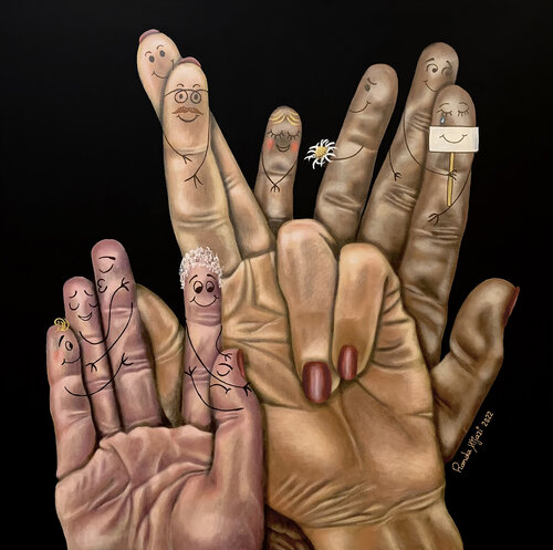 Sympathy (Sympathy) von Randa Hijazi, Malerei kaufen auf Singulart