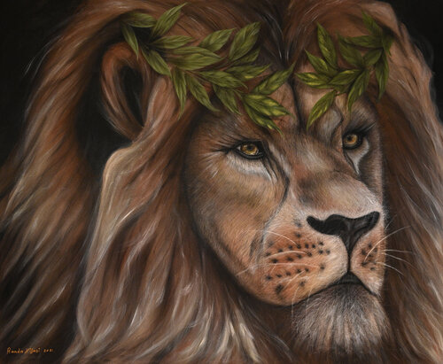 Laurel wreath de Randa Hijazi, Pintura a la venta en Singulart