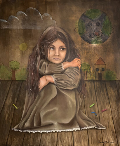 Kids dream (Environment) by Randa Hijazi, 油畫 for Sale on Singulart