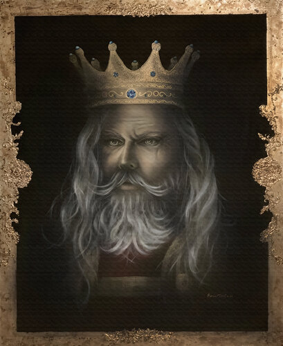 Wise king van Randa Hijazi, Schilderij te koop op Singulart