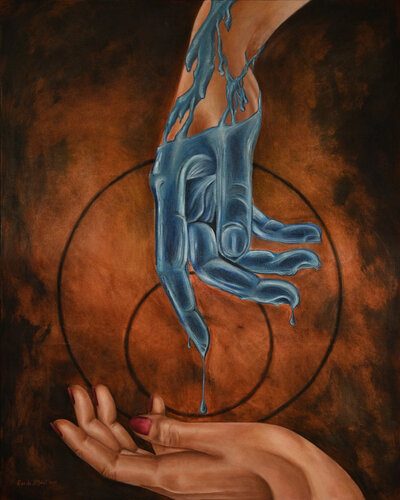 A heartbeat of love (Diabetes) di Randa Hijazi, Pittura in vendita su Singulart