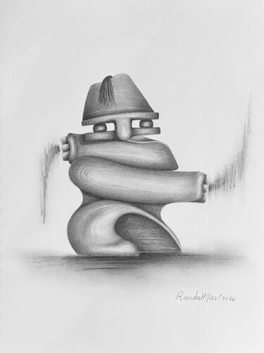 Clash of intentions van Randa Hijazi, Werk op papier te koop op Singulart