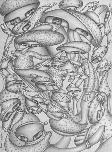 Anticipation di Randa Hijazi, Opera su carta in vendita su Singulart