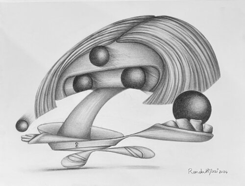 Life is beautiful by Randa Hijazi, Work on Paper for Sale on Singulart