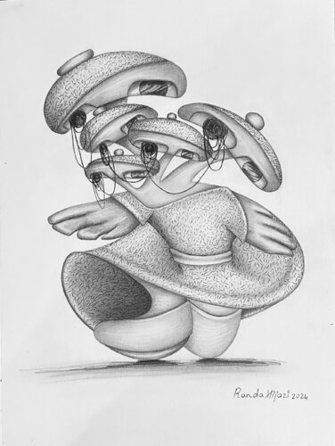 Life is beautiful by Randa Hijazi, Work on Paper for Sale on Singulart