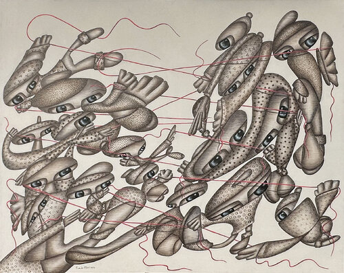 Express yourself however you want van Randa Hijazi, Werk op papier te koop op Singulart