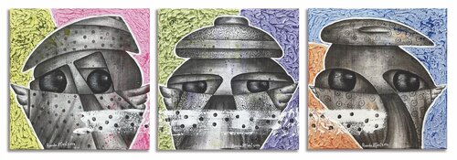 The Trilogy of_Innocence of Beginnings von Randa Hijazi, Malerei kaufen auf Singulart