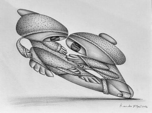 In the blink of an eye by Randa Hijazi, Work on Paper for Sale on Singulart