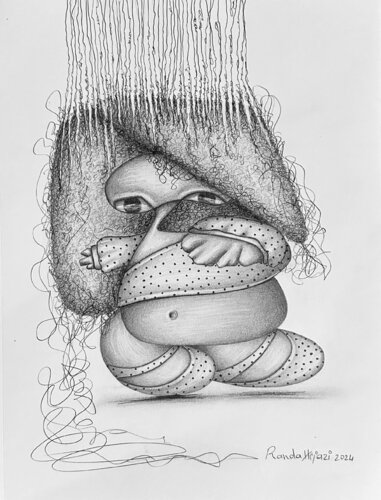 Weave your dreams de Randa Hijazi, Obra en papel a la venta en Singulart