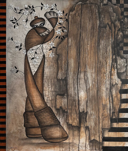 The memory of Jasmine van Randa Hijazi, Schilderij te koop op Singulart