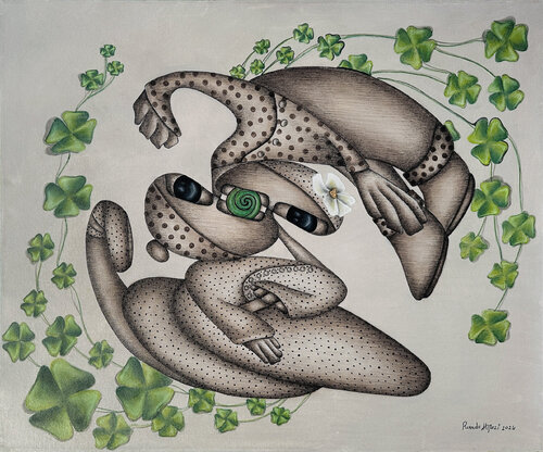 Eyes that bind de Randa Hijazi, Pintura a la venta en Singulart