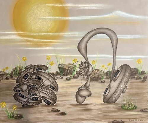 Pulse of Giving van Randa Hijazi, Schilderij te koop op Singulart