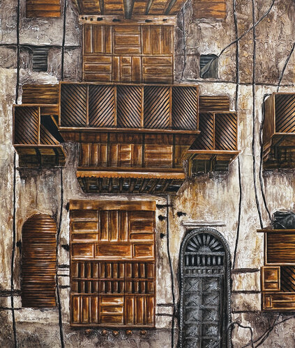 Walls of Time de Randa Hijazi, Pintura a la venta en Singulart
