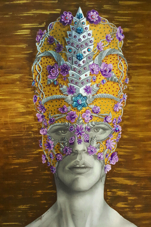 The queen Randa Hijazi