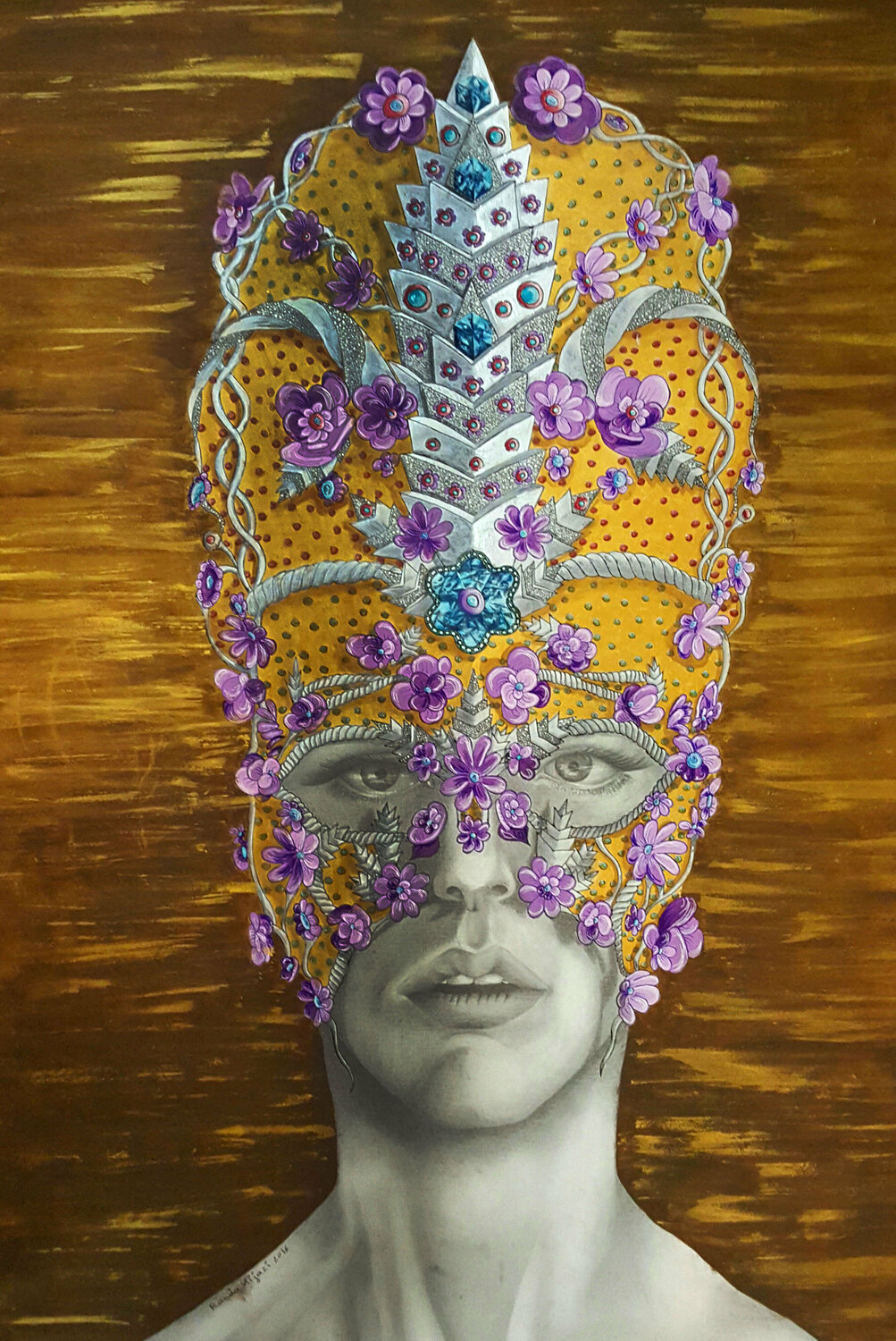 The queen Randa Hijazi