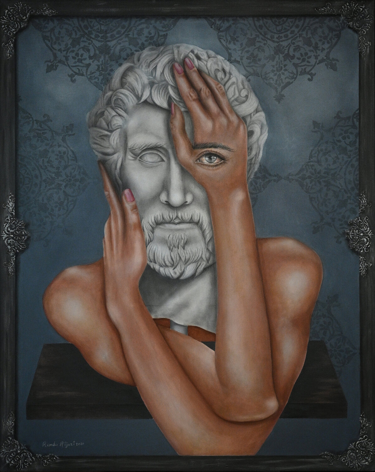 Vision of Soul Randa Hijazi Originalgemälde zu verkaufen
