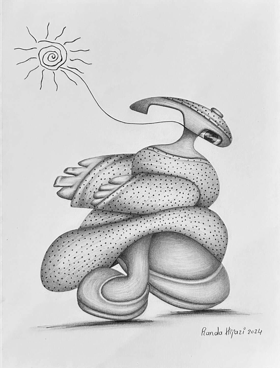 Radiance of togetherness Randa Hijazi Werk auf Papier zu verkaufen