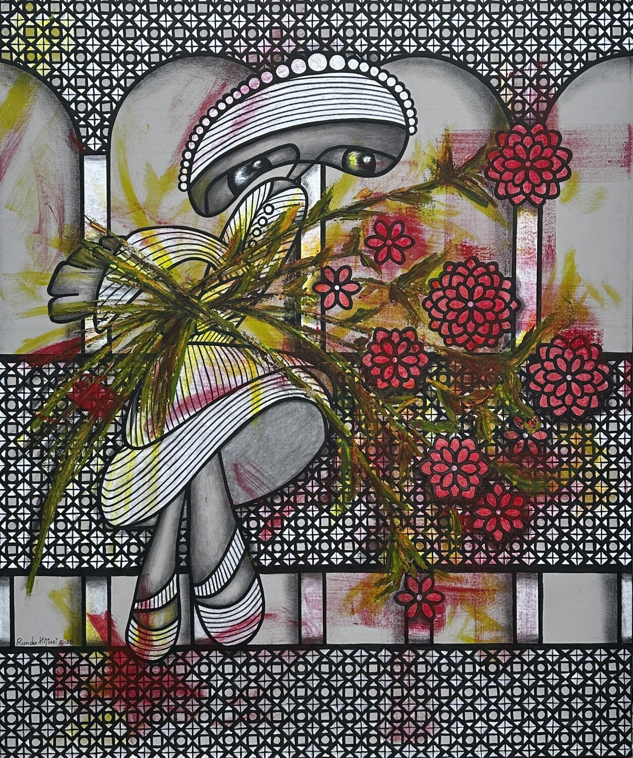 Between Flowers and Ashes Randa Hijazi