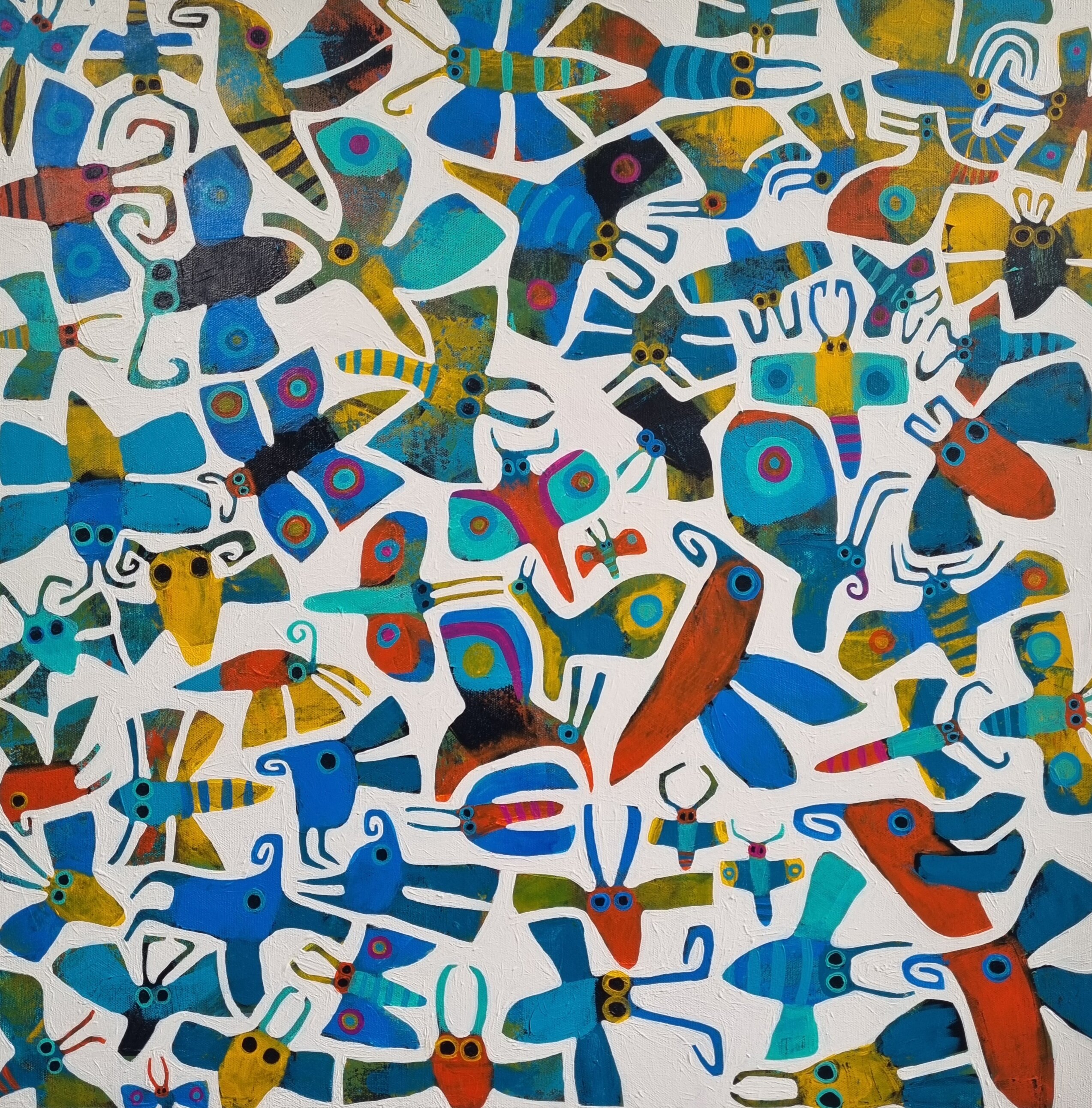A butterfly heralds spring (Paintings)