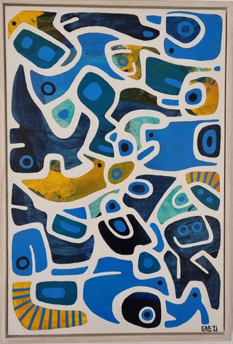 POOL von Gabriele Bruns, Malerei kaufen auf Singulart