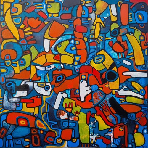 ANDERE KANÄLE di Gabriele Bruns, Pittura in vendita su Singulart