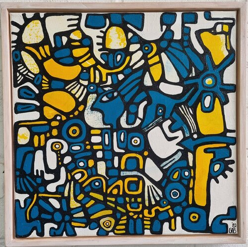 WALKING IN THE SUN di Gabriele Bruns, Pittura in vendita su Singulart