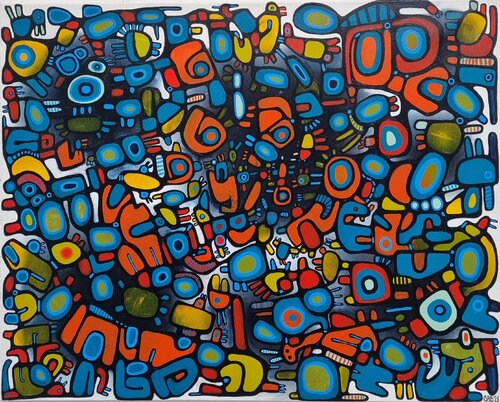 RAUM UND ZEIT von Gabriele Bruns, Malerei kaufen auf Singulart