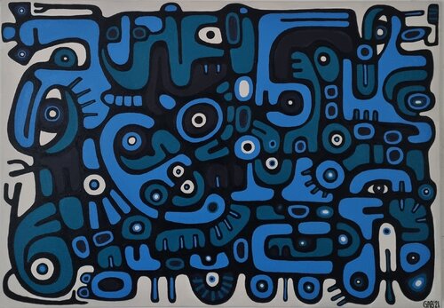 DAS WIEDERSEHEN di Gabriele Bruns, Pittura in vendita su Singulart