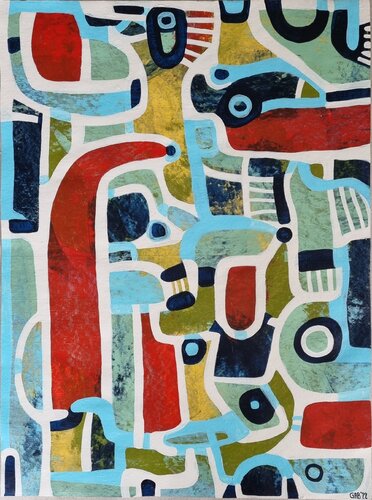 TO THE POINT par Gabriele Bruns, Œuvre sur papier en vente sur Singulart