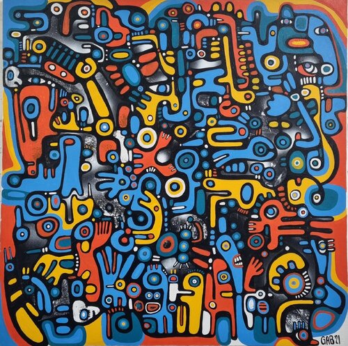 RADIO di Gabriele Bruns, Pittura in vendita su Singulart