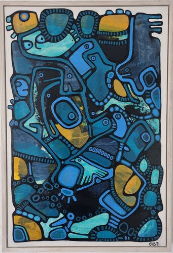 DÄMMERUNG di Gabriele Bruns, Pittura in vendita su Singulart