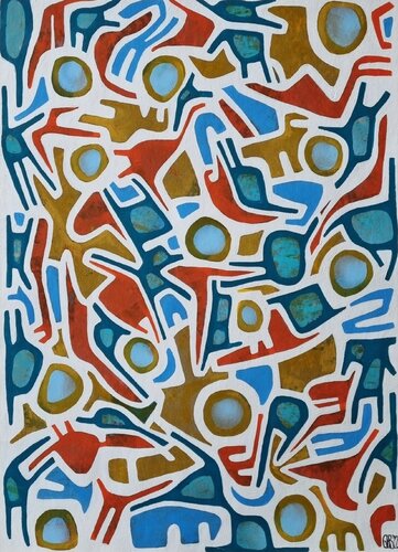 GLOU by Gabriele Bruns, Work on Paper for Sale on Singulart