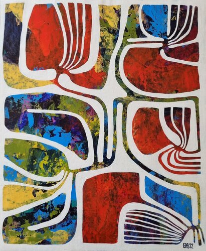 JOY van Gabriele Bruns, Schilderij te koop op Singulart
