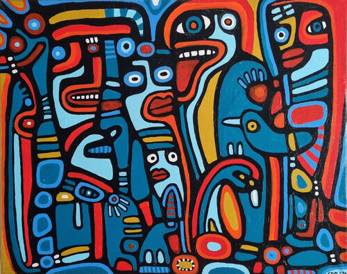 DAS FEST di Gabriele Bruns, Pittura in vendita su Singulart