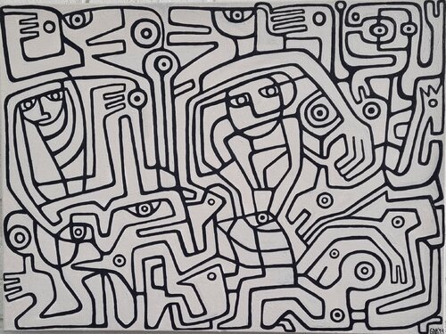 IN TRANSIT di Gabriele Bruns, Pittura in vendita su Singulart