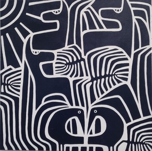 WALD 9 von Gabriele Bruns, Malerei kaufen auf Singulart