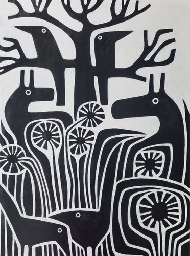 WALD 11 di Gabriele Bruns, Pittura in vendita su Singulart