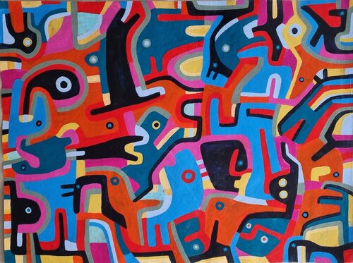 KLICK KLACK von Gabriele Bruns, Werk auf Papier kaufen auf Singulart