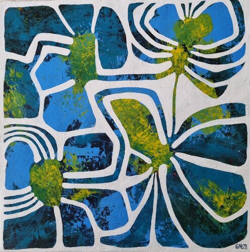 SUMANTRE van Gabriele Bruns, Schilderij te koop op Singulart